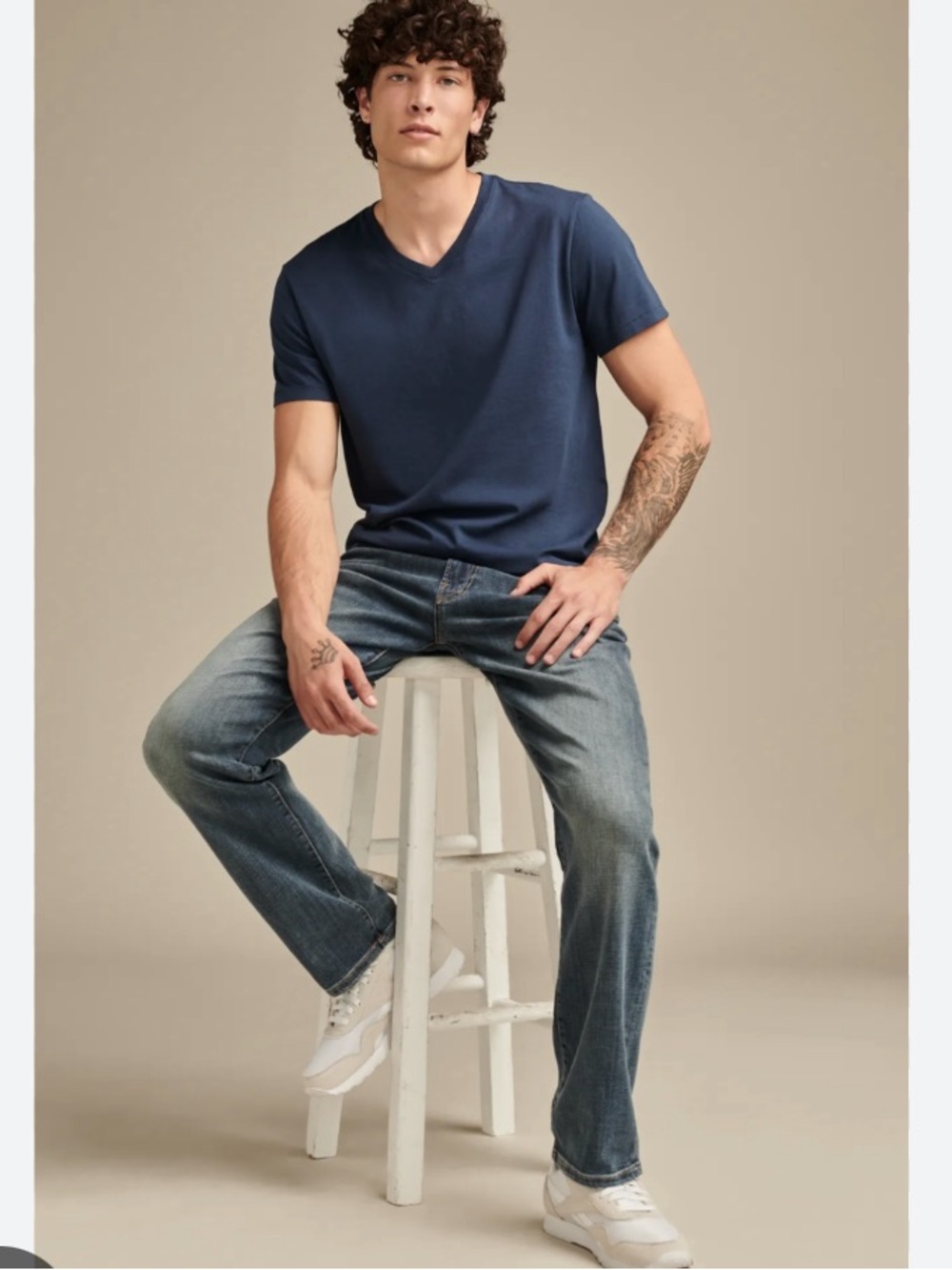 Lucky Brand Men's 363 Dark Wash Straight Jeans